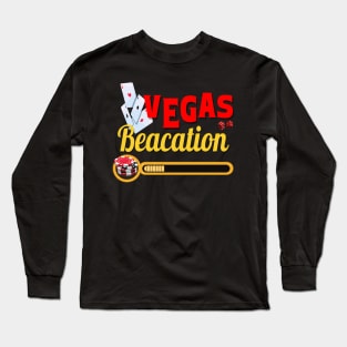 Vegas Baecation 2023 Couples Vacation Vegas Casino Trip Long Sleeve T-Shirt